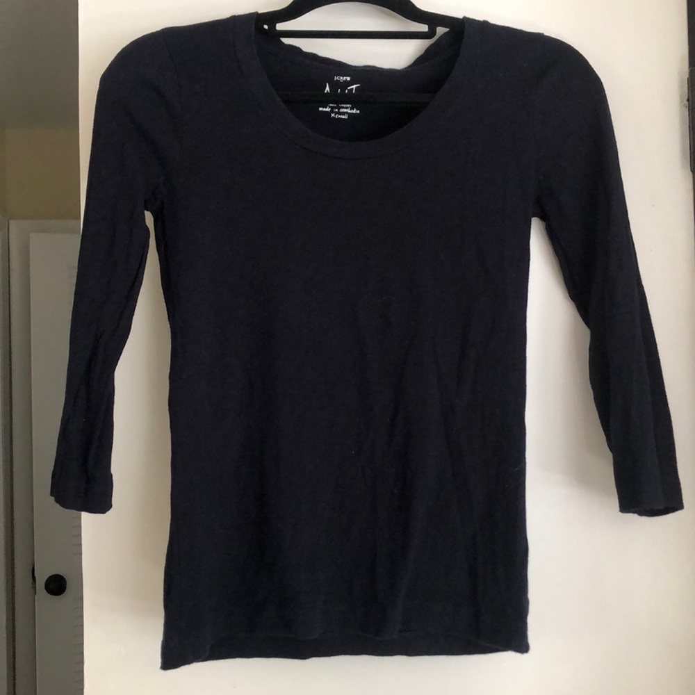 J crew navy blue Artist T